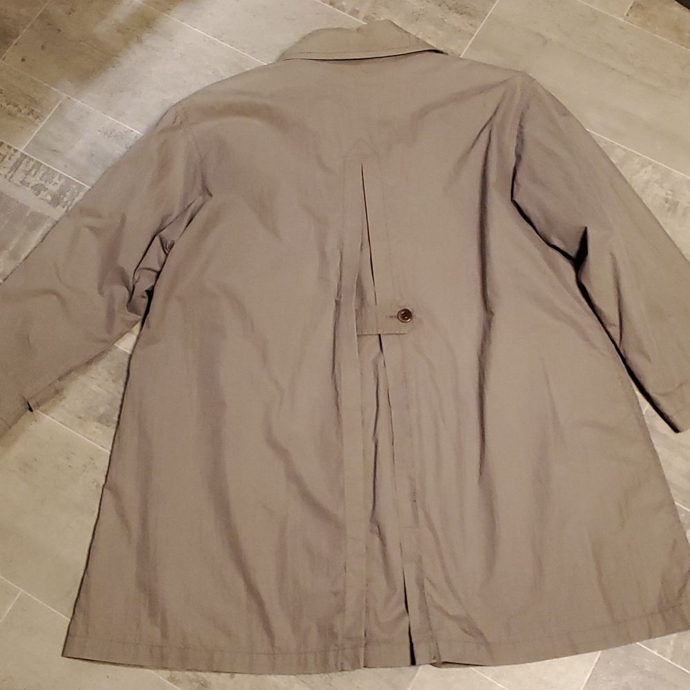 Vintage London Fog Taupe 3/4 Lined Trench Coat - Picture 4 of 12